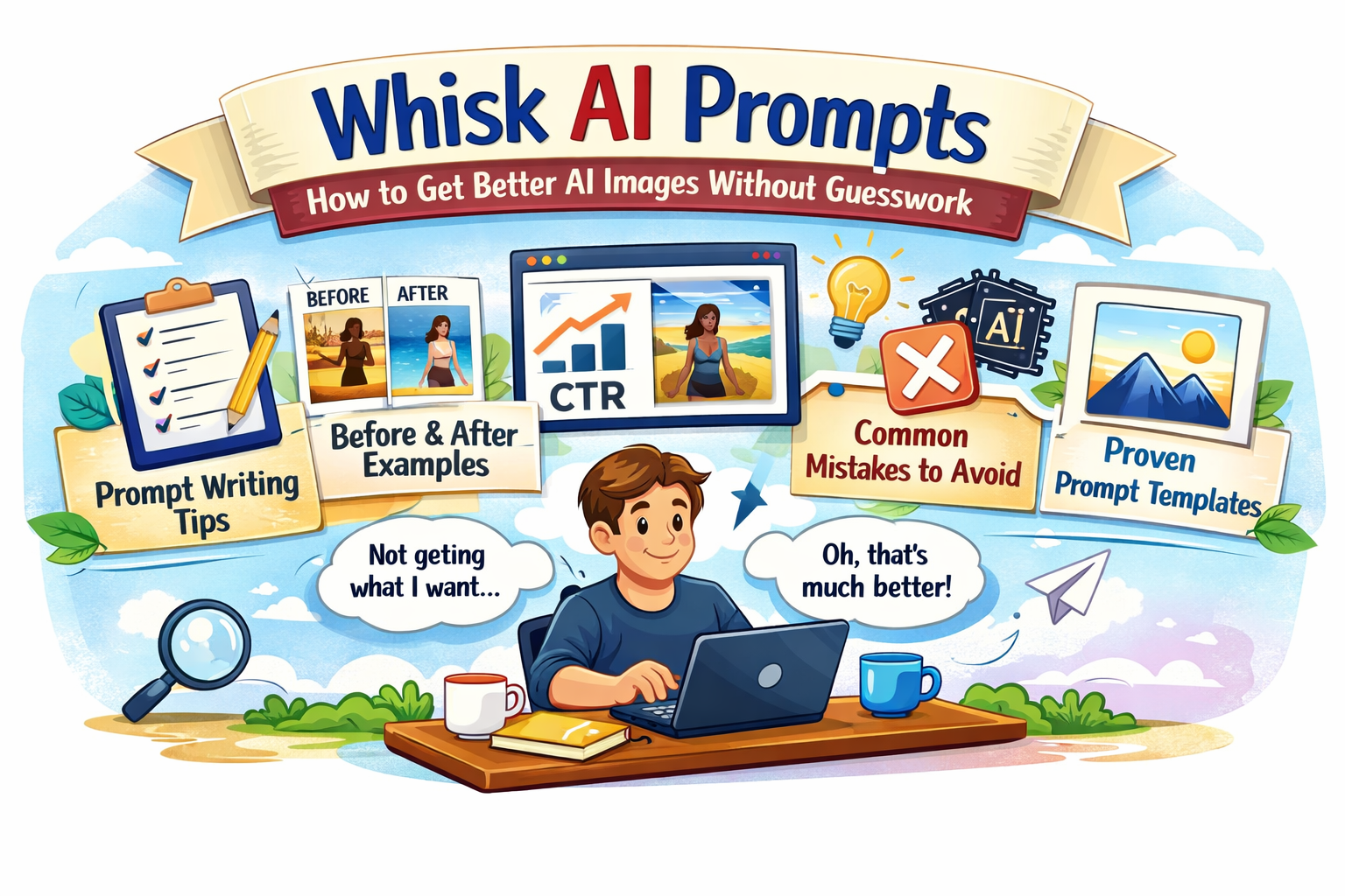 Whisk AI Prompts examples for better AI image generation