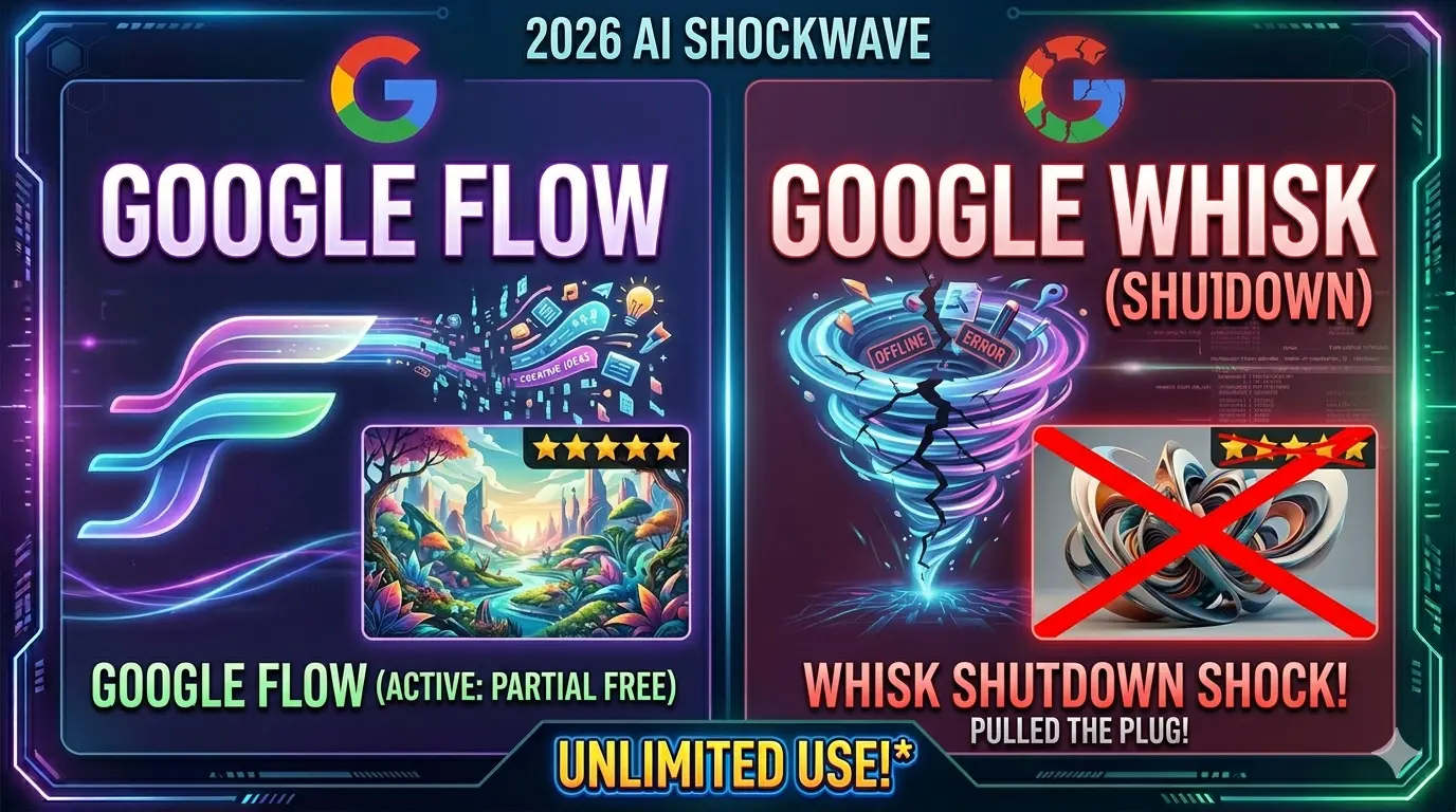 If you opened your browser this morning expecting to find Whisk AI shutdown where you left it — and found nothing — you are not imagining things. Whisk AI shutdown on April 30, 2026. Officially, permanently, with no recovery option for anything left behind. For millions of people who built creative habits around it over the past sixteen months, that's a real loss. And the questions flooding in are all the same: why did this happen, was there any warning, did I lose my work, and where do I go now? This article answers every one of those questions — clearly, honestly, and without the vague reassurances you'll find on most tech blogs.
